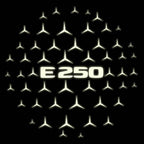 MERCEDES BENZ E250 LOGO PROJECTOT LIGHTS  (quantity 1 = 1 set /2 door lights with 2 logo films)Nr.02M86