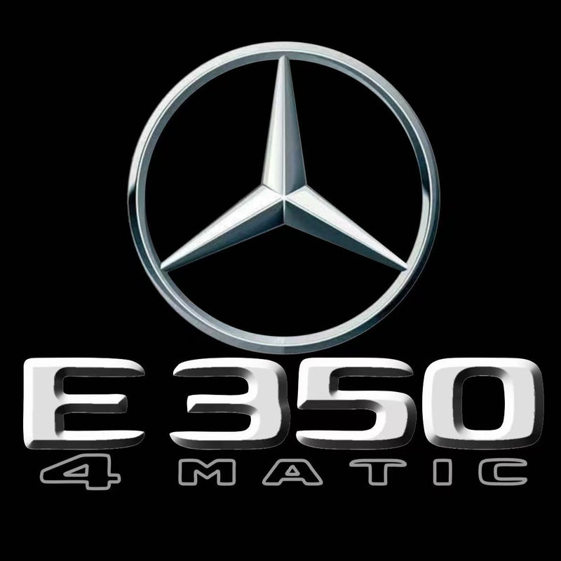 MERCEDES BENZ E350 LOGO PROJECTOT LIGHTS  (quantity 1 = 1 set /2 door lights with 2 logo films)Nr.02M94