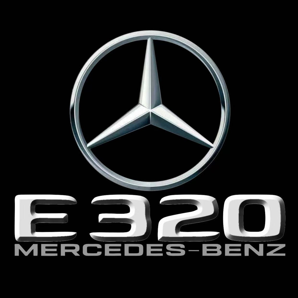 MERCEDES BENZ E320 LOGO PROJECTOT LIGHTS  (quantity 1 = 1 set /2 door lights with 2 logo films)Nr.02M70