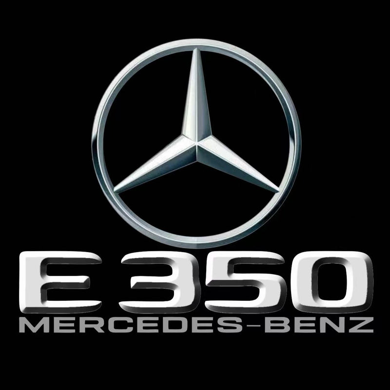 MERCEDES BENZ E350 LOGO PROJECTOT LIGHTS  (quantity 1 = 1 set /2 door lights with 2 logo films)Nr.02M69