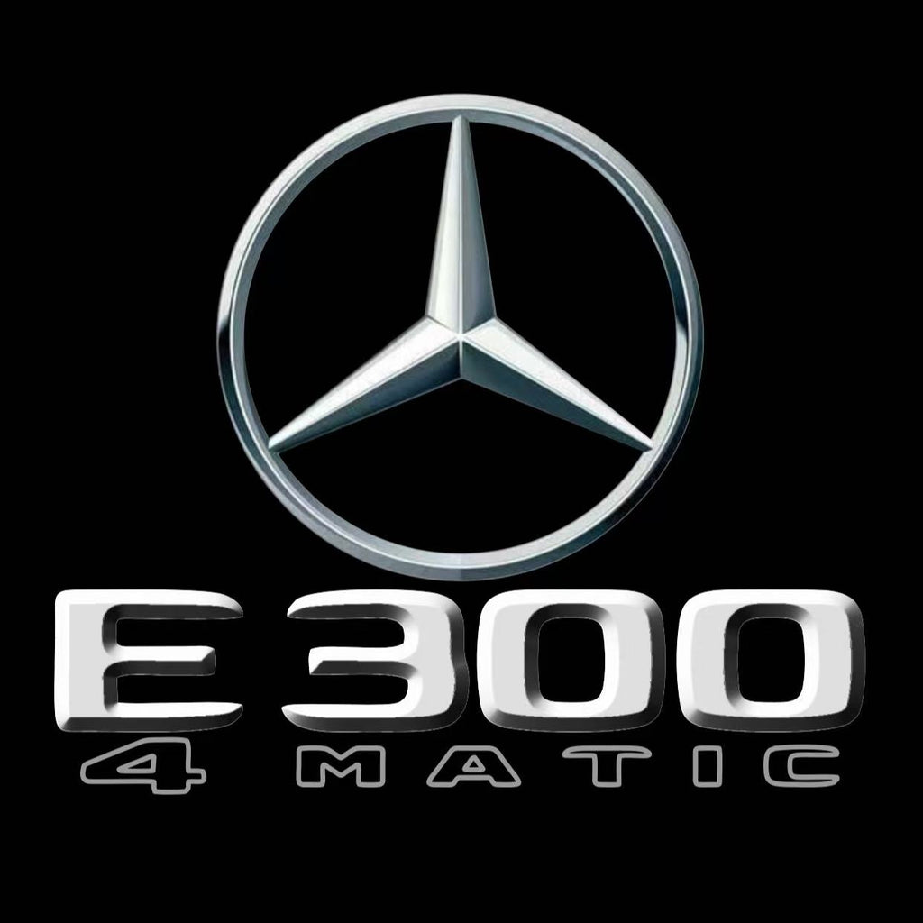MERCEDES BENZ E300 LOGO PROJECTOT LIGHTS  (quantity 1 = 1 set /2 door lights with 2 logo films)Nr.02M85