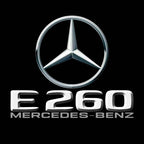 MERCEDES BENZ E260 LOGO PROJECTOT LIGHTS  (quantity 1 = 1 set /2 door lights with 2 logo films)Nr.02M82