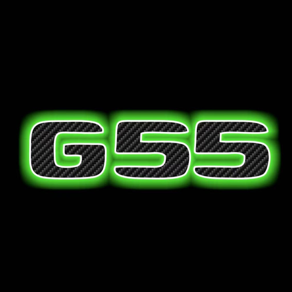 MERCEDES BENZ G55 LOGO PROJECTOT LIGHTS  (quantity 1 = 1 set /2 door lights with 2 logo films)Nr.02M120