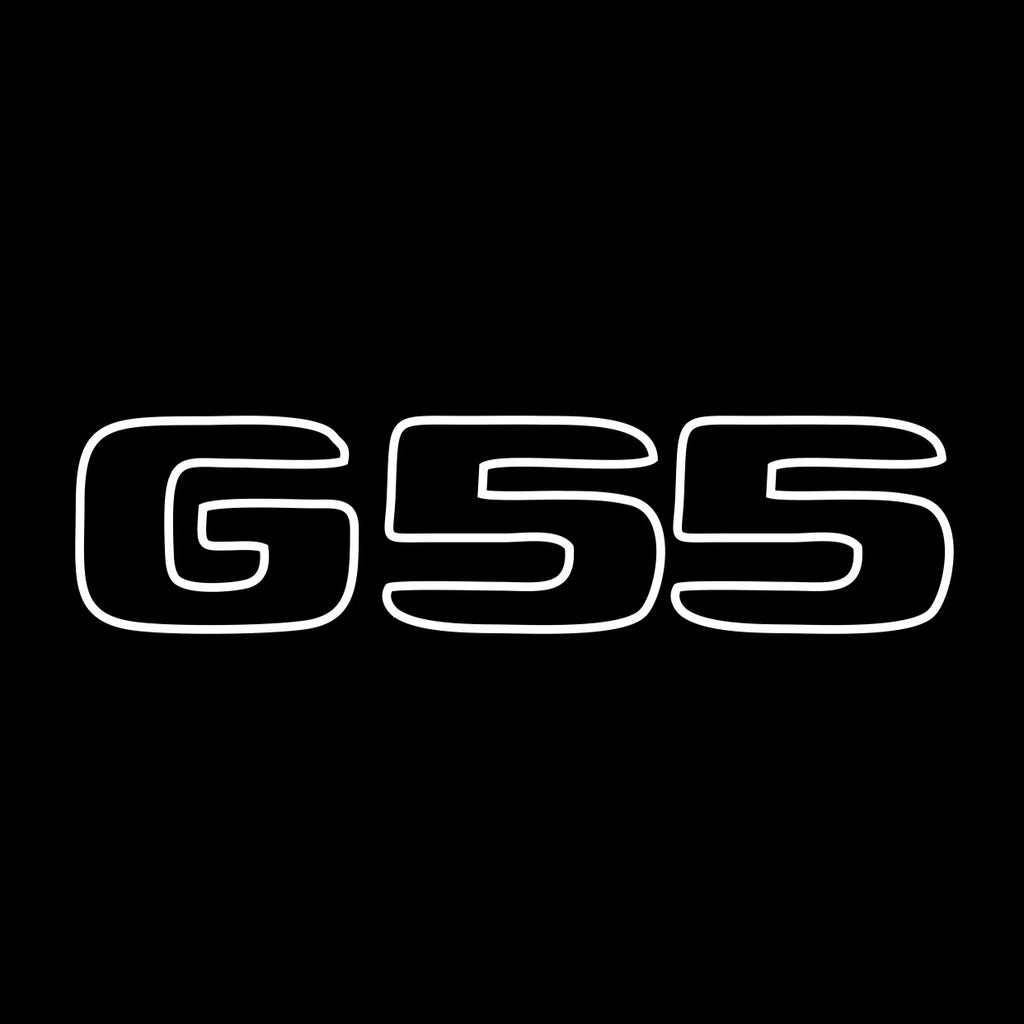 MERCEDES BENZ G55 LOGO PROJECTOT LIGHTS  (quantity 1 = 1 set /2 door lights with 2 logo films)Nr.02M107