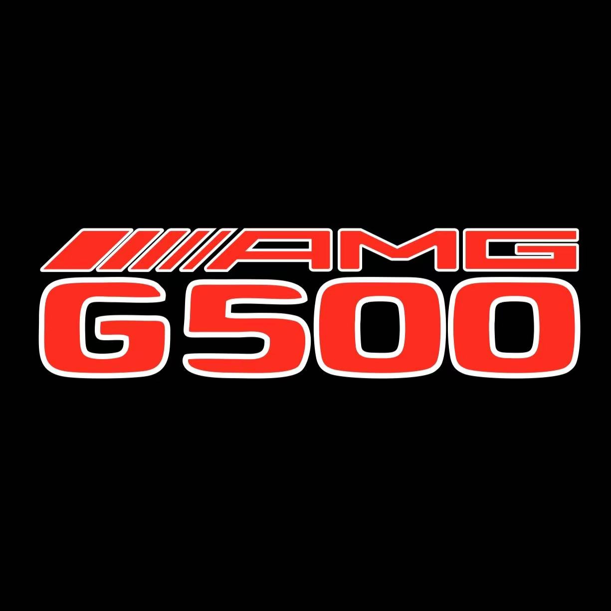 MERCEDES BENZ G500AMG LOGO PROJECTOT LIGHTS  (quantity 1 = 1 set /2 door lights with 2 logo films)Nr.02M110