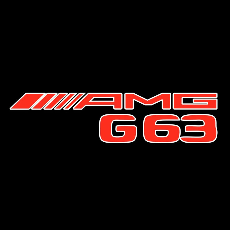 MERCEDES BENZ G63AMG LOGO PROJECTOT LIGHTS  (quantity 1 = 1 set /2 door lights with 2 logo films)Nr.02M109