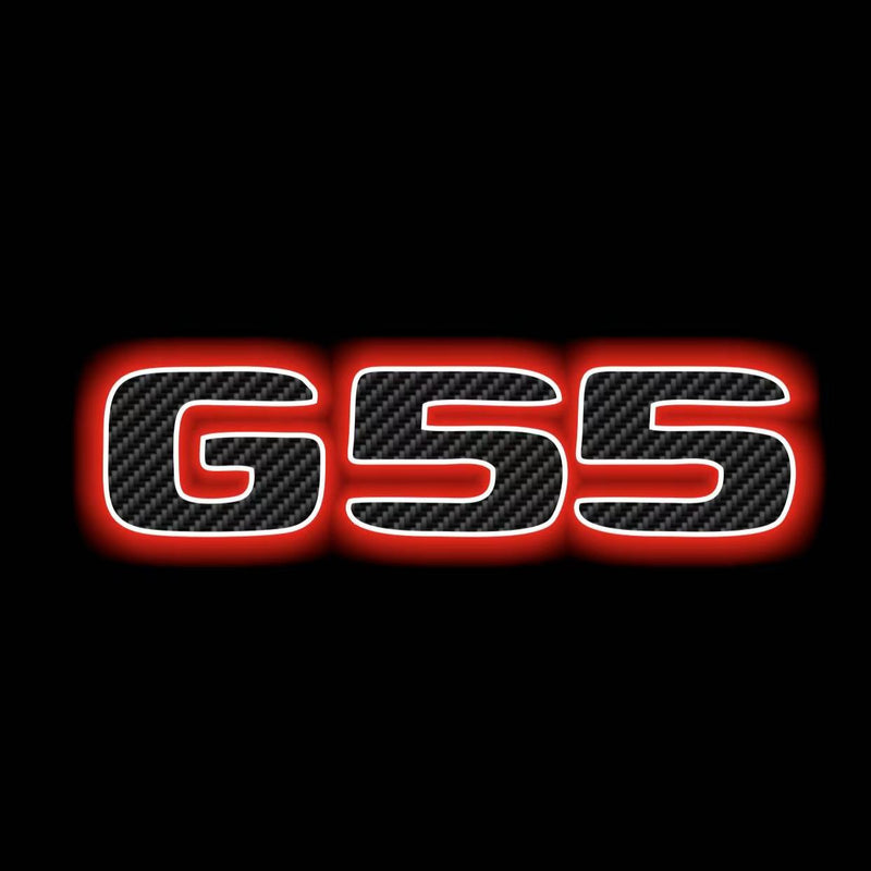 MERCEDES BENZ G55 LOGO PROJECTOT LIGHTS  (quantity 1 = 1 set /2 door lights with 2 logo films)Nr.02M114