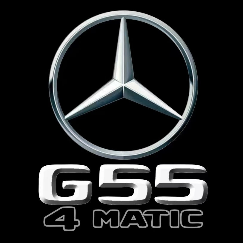 MERCEDES BENZ G55 LOGO PROJECTOT LIGHTS  (quantity 1 = 1 set /2 door lights with 2 logo films)Nr.02M116