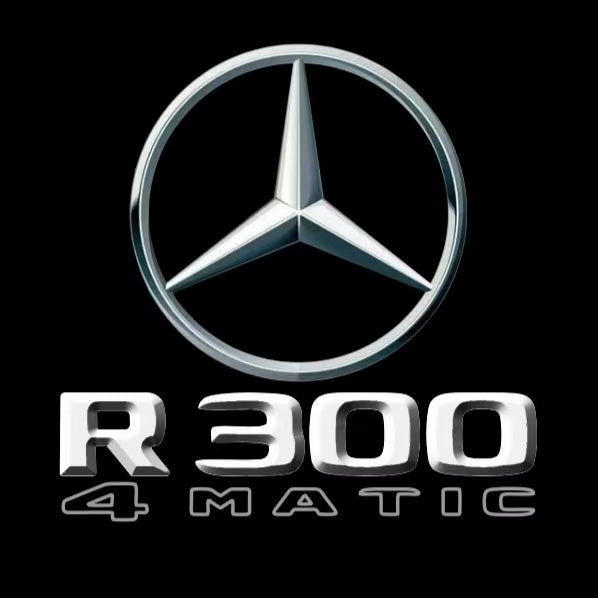 MERCEDES BENZ R 300 LOGO PROJECTOT LIGHTS  (quantity 1 = 1 set /2 door lights with 2 logo films)Nr.02M219