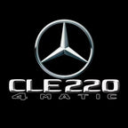 MERCEDES BENZ CLE 220 LOGO PROJECTOT LIGHTS  (quantity 1 = 1 set /2 door lights with 2 logo films)Nr.02M493