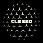 MERCEDES BENZ CLE 220 LOGO PROJECTOT LIGHTS  (quantity 1 = 1 set /2 door lights with 2 logo films)Nr.02M492