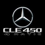 MERCEDES BENZ CLE 450 LOGO PROJECTOT LIGHTS  (quantity 1 = 1 set /2 door lights with 2 logo films)Nr.02M497