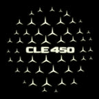 MERCEDES BENZ CLE 450 LOGO PROJECTOT LIGHTS  (quantity 1 = 1 set /2 door lights with 2 logo films)Nr.02M495