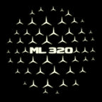 MERCEDES BENZ ML320 LOGO PROJECTOT LIGHTS  (quantity 1 = 1 set /2 door lights with 2 logo films)Nr.02M404