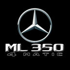 MERCEDES BENZ ML350 LOGO PROJECTOT LIGHTS  (quantity 1 = 1 set /2 door lights with 2 logo films)Nr.02M407