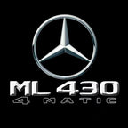 MERCEDES BENZ ML430 LOGO PROJECTOT LIGHTS  (quantity 1 = 1 set /2 door lights with 2 logo films)Nr.02M413