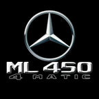 MERCEDES BENZ ML450 LOGO PROJECTOT LIGHTS  (quantity 1 = 1 set /2 door lights with 2 logo films)Nr.02M415