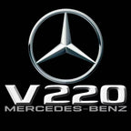MERCEDES BENZ V220 LOGO PROJECTOT LIGHTS  (quantity 1 = 1 set /2 door lights with 2 logo films)Nr.02M128