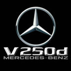 MERCEDES BENZ V250d LOGO PROJECTOT LIGHTS  (quantity 1 = 1 set /2 door lights with 2 logo films)Nr.02M131