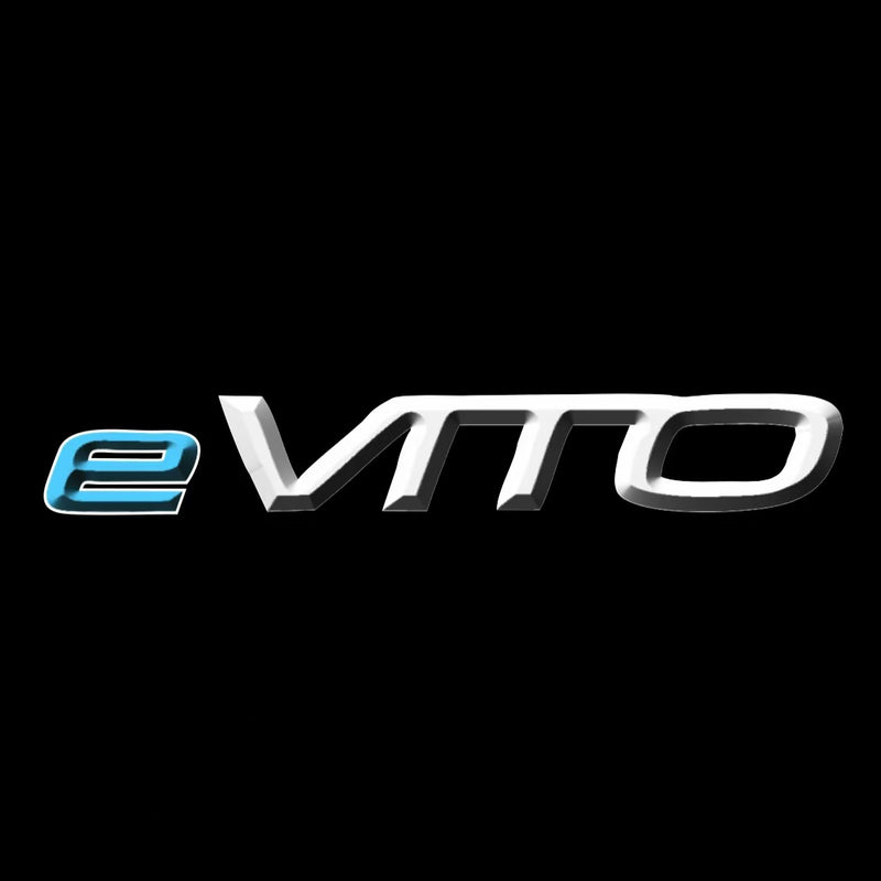MERCEDES BENZ e Vito LOGO PROJECTOT LIGHTS  (quantity 1 = 1 set /2 door lights with 2 logo films)Nr.02M139