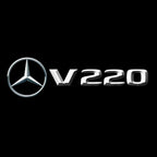 MERCEDES BENZ V220 LOGO PROJECTOT LIGHTS  (quantity 1 = 1 set /2 door lights with 2 logo films)Nr.02M143