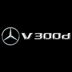 MERCEDES BENZ V300d LOGO PROJECTOT LIGHTS  (quantity 1 = 1 set /2 door lights with 2 logo films)Nr.02M132