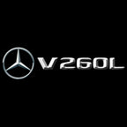 MERCEDES BENZ V260L LOGO PROJECTOT LIGHTS  (quantity 1 = 1 set /2 door lights with 2 logo films)Nr.02M140