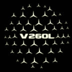 MERCEDES BENZ V260L LOGO PROJECTOT LIGHTS  (quantity 1 = 1 set /2 door lights with 2 logo films)Nr.02M127