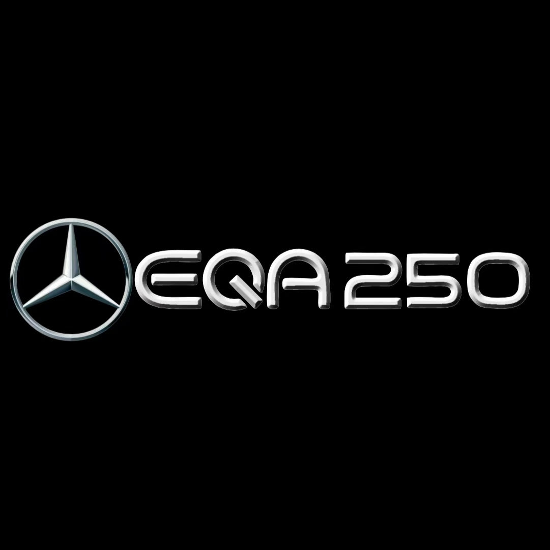 MERCEDES BENZ EQA 250 LOGO PROJECTOT LIGHTS  (quantity 1 = 1 set /2 door lights with 2 logo films)Nr.02M150