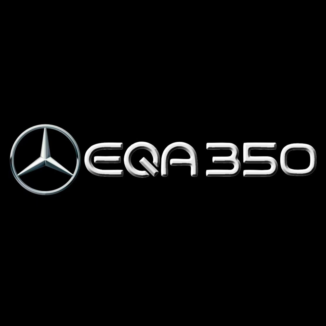 MERCEDES BENZ EQA 350 LOGO PROJECTOT LIGHTS  (quantity 1 = 1 set /2 door lights with 2 logo films)Nr.02M149