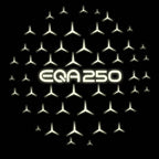 MERCEDES BENZ EQA 250 LOGO PROJECTOT LIGHTS  (quantity 1 = 1 set /2 door lights with 2 logo films)Nr.02M145