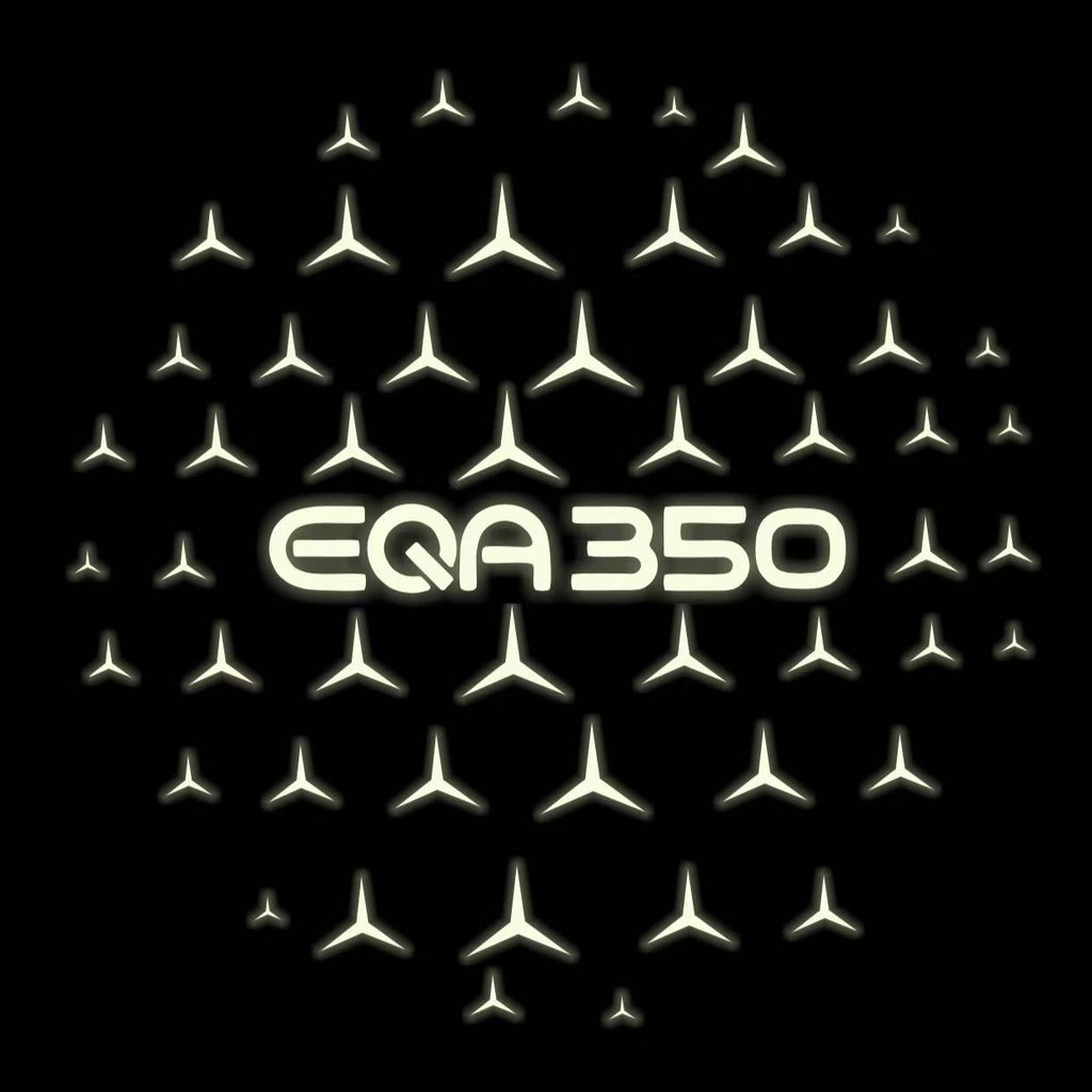 MERCEDES BENZ EQA 350 LOGO PROJECTOT LIGHTS  (quantity 1 = 1 set /2 door lights with 2 logo films)Nr.02M146