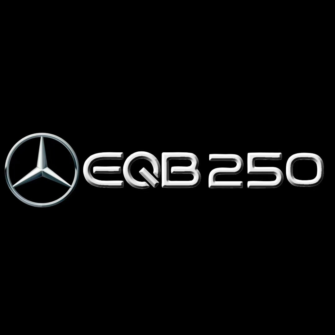 MERCEDES BENZ EQB 250 LOGO PROJECTOT LIGHTS  (quantity 1 = 1 set /2 door lights with 2 logo films)Nr.02M157