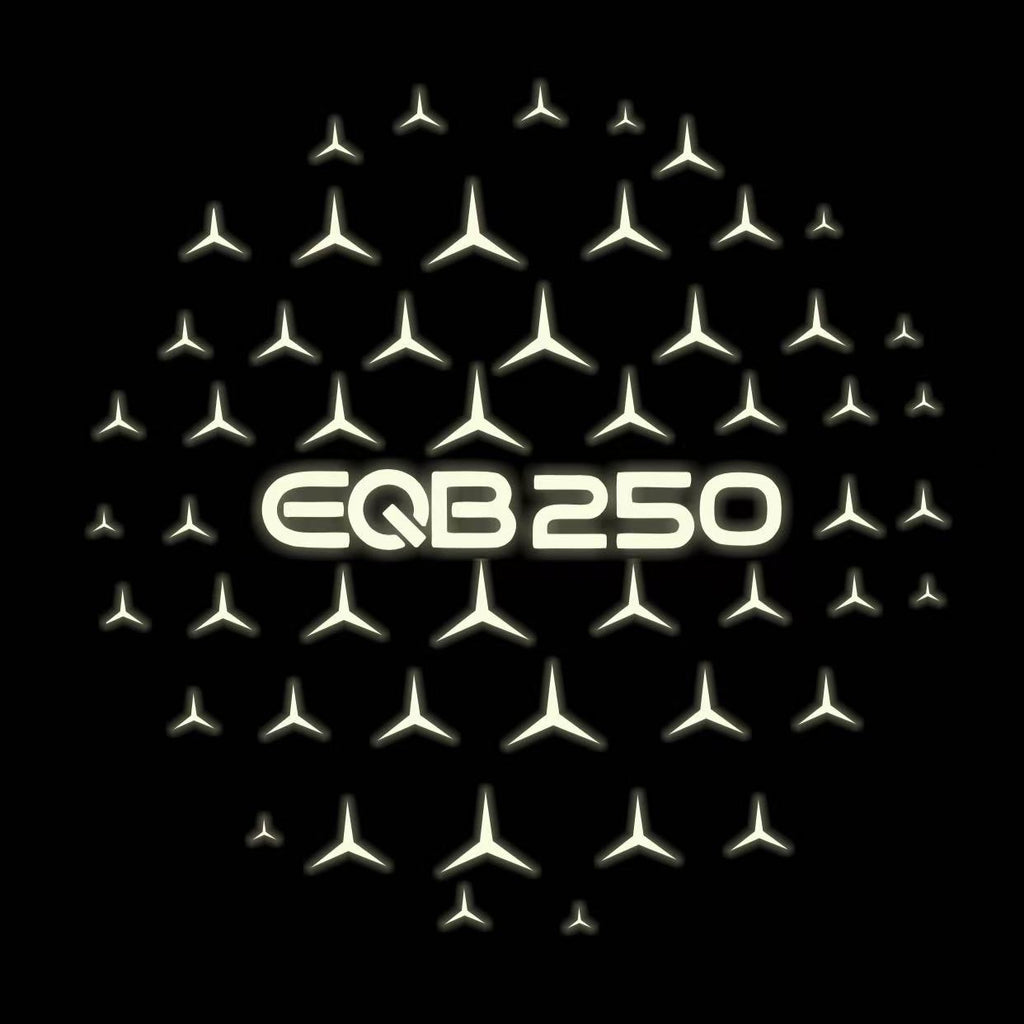 MERCEDES BENZ EQB 250 LOGO PROJECTOT LIGHTS  (quantity 1 = 1 set /2 door lights with 2 logo films)Nr.02M158