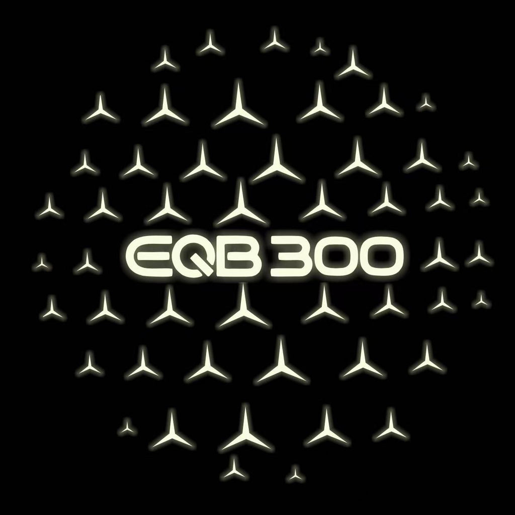 MERCEDES BENZ EQB 300 LOGO PROJECTOT LIGHTS  (quantity 1 = 1 set /2 door lights with 2 logo films)Nr.02M161