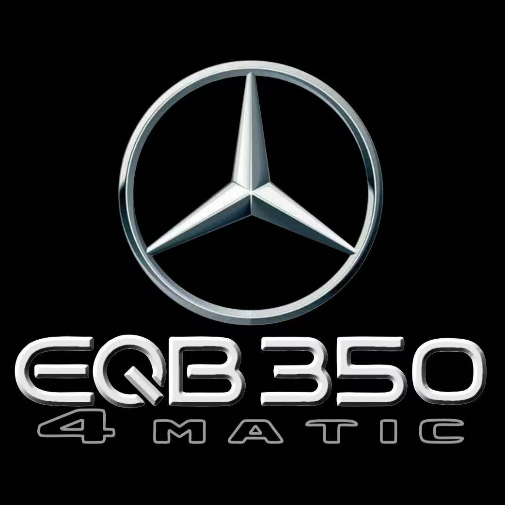 MERCEDES BENZ EQB 350 LOGO PROJECTOT LIGHTS  (quantity 1 = 1 set /2 door lights with 2 logo films)Nr.02M156