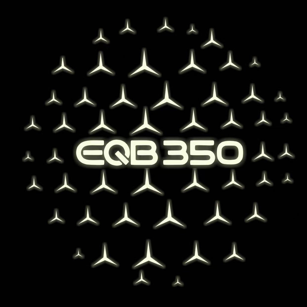 MERCEDES BENZ EQB 350 LOGO PROJECTOT LIGHTS  (quantity 1 = 1 set /2 door lights with 2 logo films)Nr.02M154