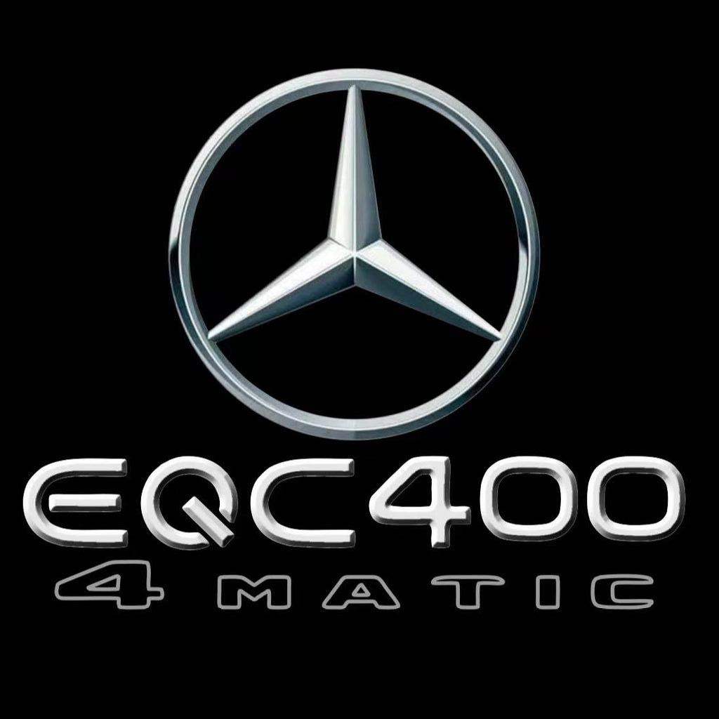 MERCEDES BENZ EQC 400 LOGO PROJECTOT LIGHTS  (quantity 1 = 1 set /2 door lights with 2 logo films)Nr.02M164