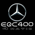 MERCEDES BENZ EQC 400 LOGO PROJECTOT LIGHTS  (quantity 1 = 1 set /2 door lights with 2 logo films)Nr.02M164