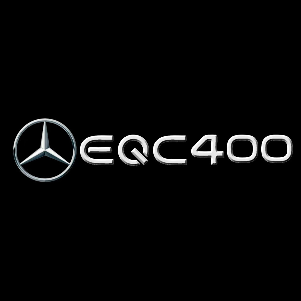 MERCEDES BENZ EQC 400 LOGO PROJECTOT LIGHTS  (quantity 1 = 1 set /2 door lights with 2 logo films)Nr.02M163