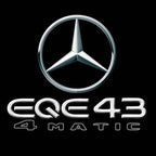MERCEDES BENZ EQE 43 LOGO PROJECTOT LIGHTS  (quantity 1 = 1 set /2 door lights with 2 logo films)Nr.02M180