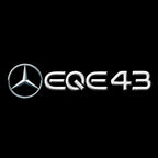 MERCEDES BENZ EQE 43 LOGO PROJECTOT LIGHTS  (quantity 1 = 1 set /2 door lights with 2 logo films)Nr.02M179
