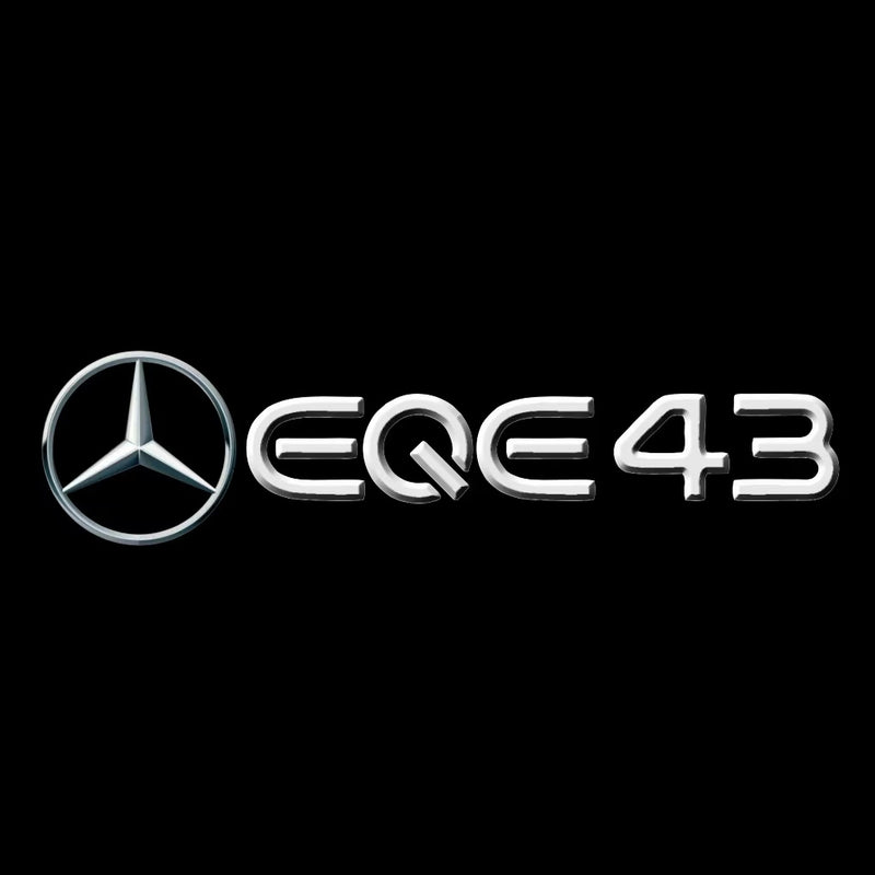 MERCEDES BENZ EQE 43 LOGO PROJECTOT LIGHTS  (quantity 1 = 1 set /2 door lights with 2 logo films)Nr.02M179