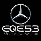 MERCEDES BENZ EQE 53 LOGO PROJECTOT LIGHTS  (quantity 1 = 1 set /2 door lights with 2 logo films)Nr.02M172