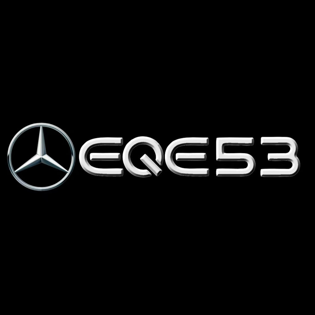 MERCEDES BENZ EQE 53 LOGO PROJECTOT LIGHTS  (quantity 1 = 1 set /2 door lights with 2 logo films)Nr.02M173