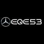 MERCEDES BENZ EQE 53 LOGO PROJECTOT LIGHTS  (quantity 1 = 1 set /2 door lights with 2 logo films)Nr.02M173