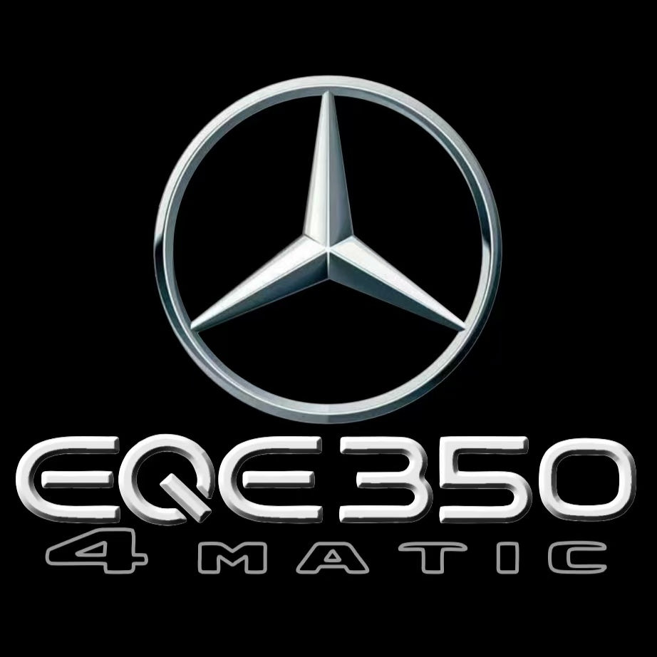 MERCEDES BENZ EQE 350 LOGO PROJECTOT LIGHTS  (quantity 1 = 1 set /2 door lights with 2 logo films)Nr.02M171