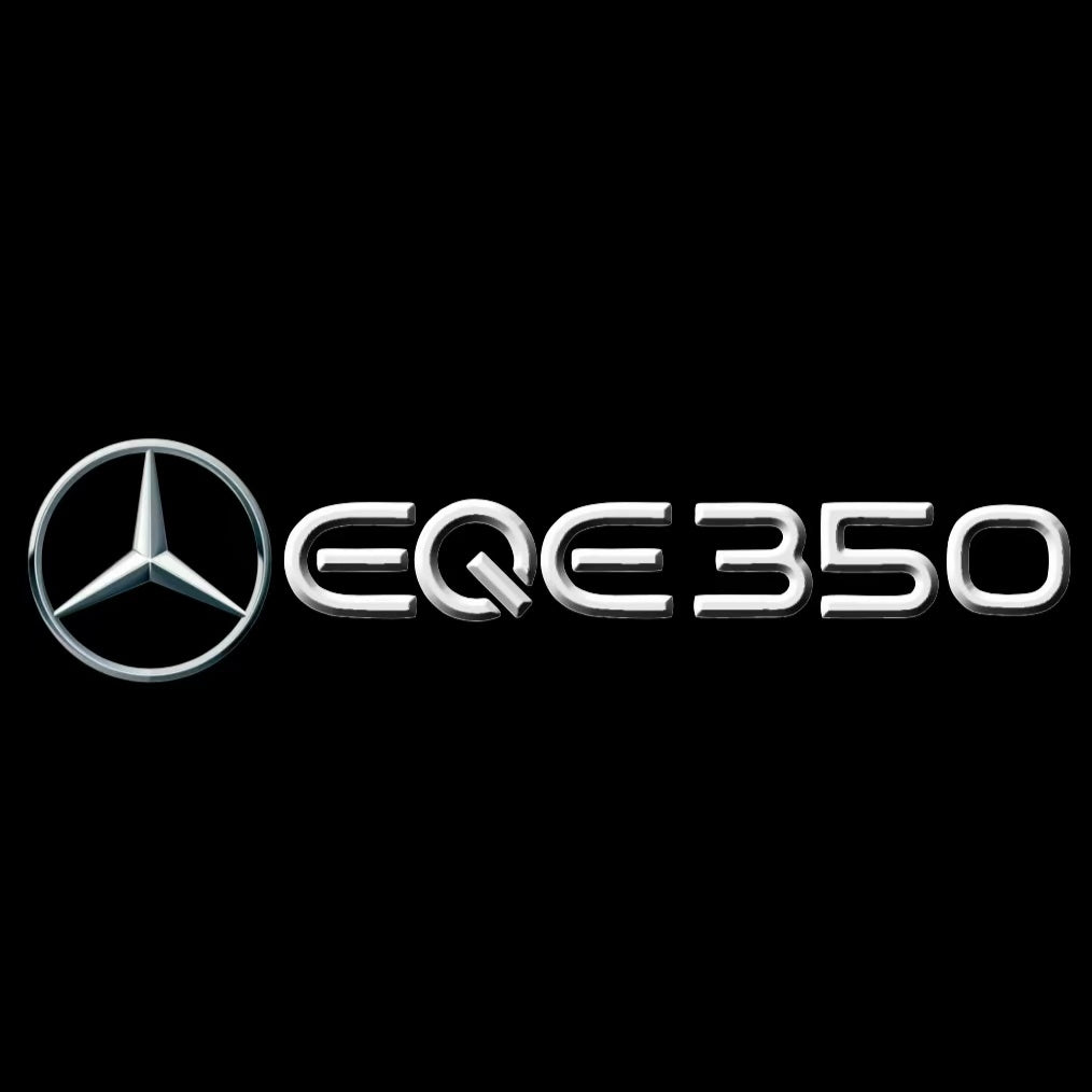 MERCEDES BENZ EQE 350 LOGO PROJECTOT LIGHTS  (quantity 1 = 1 set /2 door lights with 2 logo films)Nr.02M178