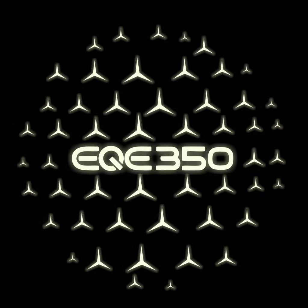 MERCEDES BENZ EQE 350 LOGO PROJECTOT LIGHTS  (quantity 1 = 1 set /2 door lights with 2 logo films)Nr.02M166