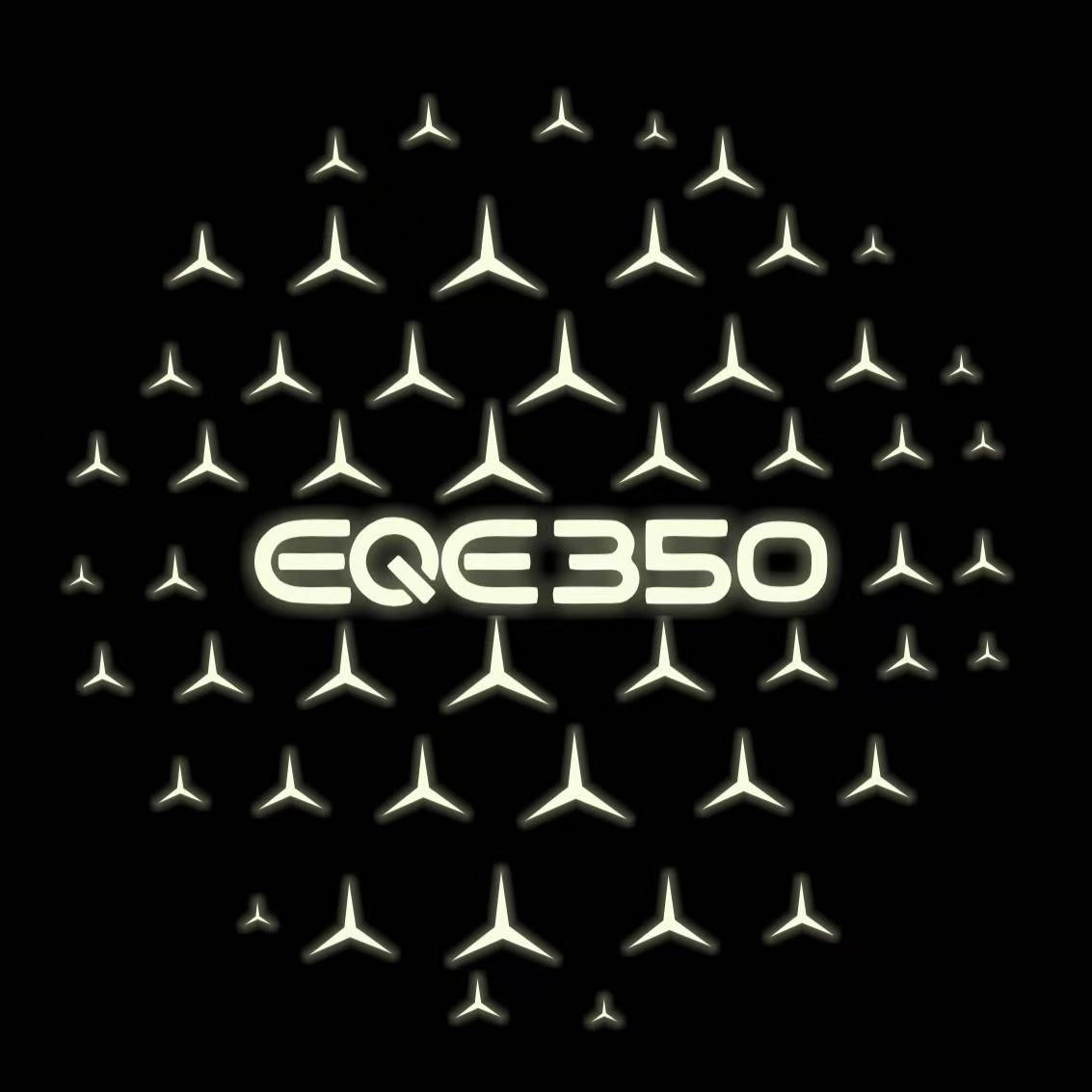 MERCEDES BENZ EQE 350 LOGO PROJECTOT LIGHTS  (quantity 1 = 1 set /2 door lights with 2 logo films)Nr.02M166